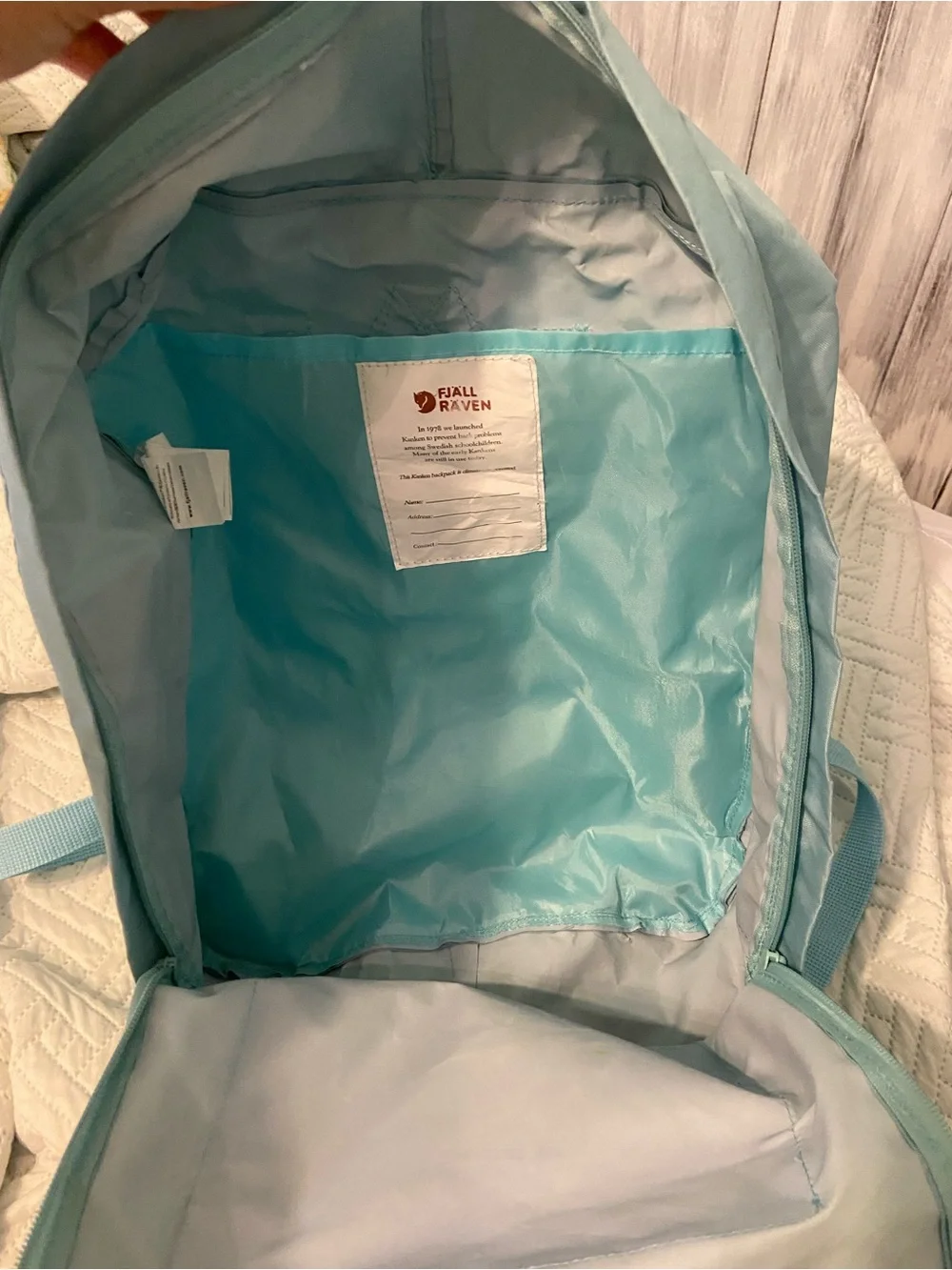 Fjallraven Kanken Light Blue Backpack